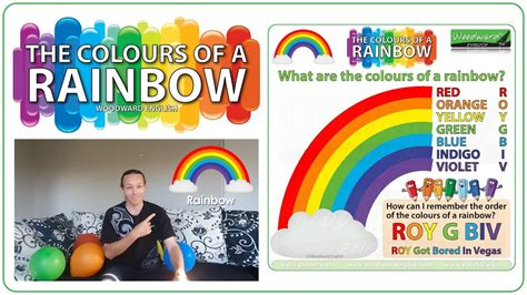 Colours Of A Rainbow English Vocabulary Youtube