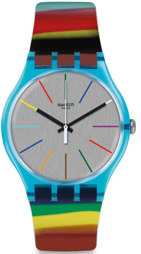 Swatch Hodinky Suos106 Colorbrush Goldeligius