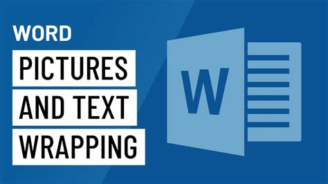 Use wrap text to choose the way in which text will wrap around the object. Word 2016: Pictures and Text Wrapping - YouTube
