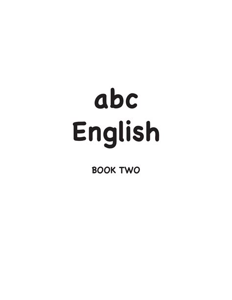 Easy English Readers Abc English Book 2 Page 1 Created With