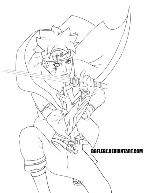 Boruto Uzumaki Coloring Pages Coloring Coloring Pages