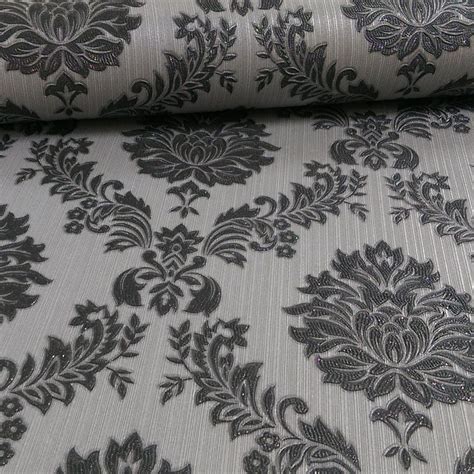 ✓ free for commercial use ✓ high quality images. Graham & Brown Jacquard Damask Pattern Floral Vinyl ...