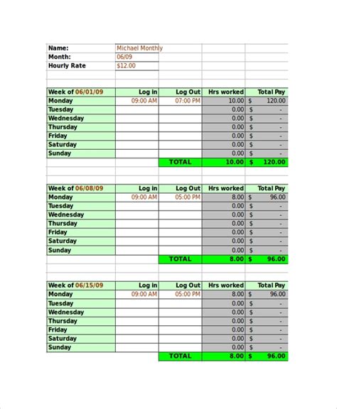 Time clock wizard offers free time card calculators and payroll software that can create daily and weekly time sheet reports, including breaks, for free. FREE 20+ Sample Time Card Calculator Templates in PDF | Excel