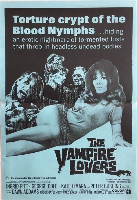 The Vampire Lovers New Zealand Poster 1970 Hammer Production Available To Purchase From Our