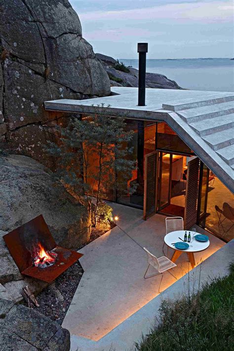 Knapphullet Home On A Cliff In Norway By Lund Hagem Yellowtrace
