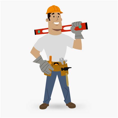 Contractor Cartoon Png Free Transparent Clipart Clipartkey