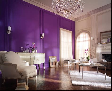 Purple Living Room Paint Colors Baci Living Room