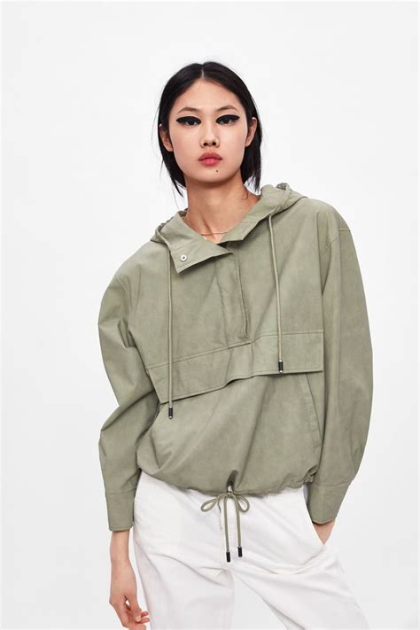 Hooded Pouch Pocket Jacket Jackets Jacket Images High Collar