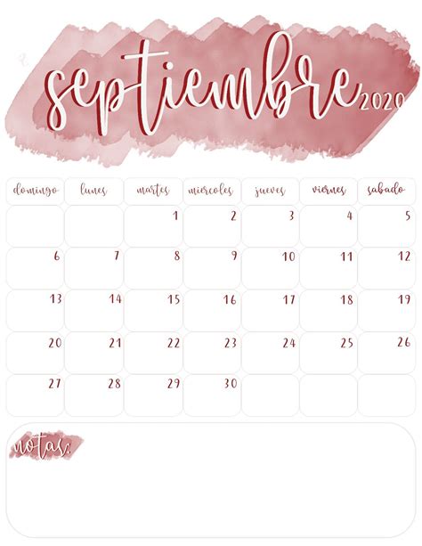 Calendario Septiembre 2020 Calendario2020 Septiembre 2020 Otoñoe