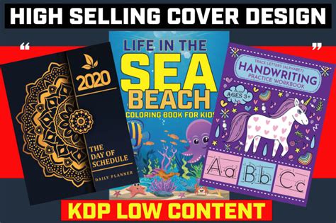 Design Your Low Content Book Cover For Amazon Kdp By Alaminsbox Fiverr