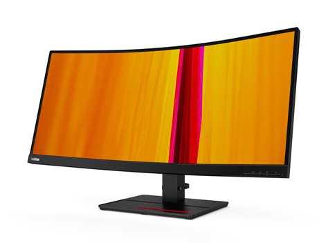 Lenovo Shows Off The Thinkvision T34w 20 A 34 Curved Widescreen