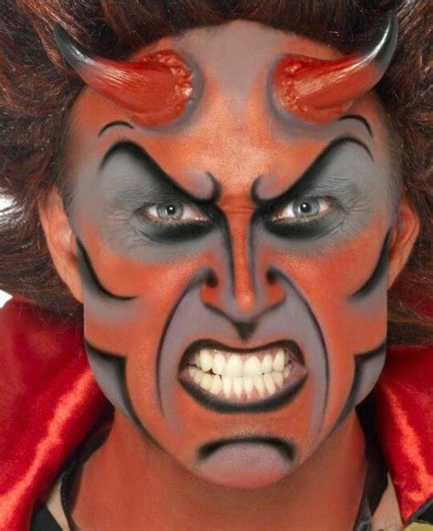 Lista 98 Imagen Como Pintar La Cara De Diablo Para Halloween Mirada Tensa