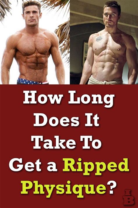 How Long Does It Take For You To Build A Ripped And Well Developed