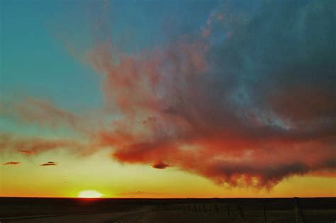 Kansas Plains And Sunset Clouds Photograph By Greg Rud Fine Art America