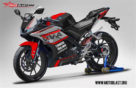 Modifikasi Striping Yamaha R15 V3 Black Sporty Motoblast