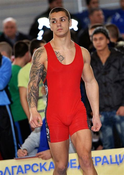 Plamen Amateur Bulgarian Wrestler Singlet Bulge Jock Wrestler Muscle Gay Sports Training