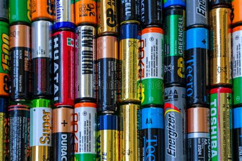 Pile Of Used Batteries Editorial Stock Photo Image Of Consumer 43431208