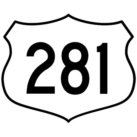 Highway 281 Sign Magnet
