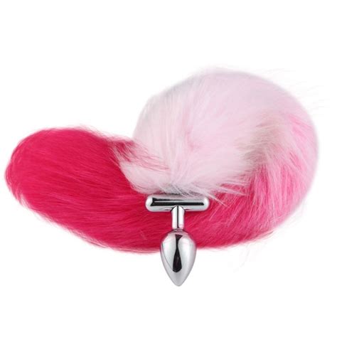 Sex Shop Anal Toys Anal Plug Butt Plug Thick Faux Fox Tail Stainless