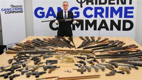 London Gun Amnesty Sees 350 Weapons Handed In To Met Police Bbc News