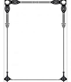 Black Border Art PNG HD | PNG Mart