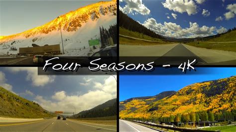 Four Seasons Timelapse 4k Rocky Mountains Youtube