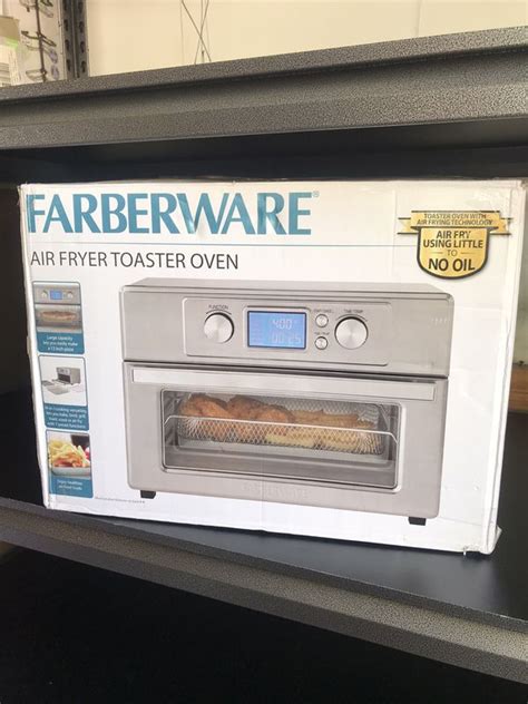Farberware black stainless steel toaster oven. Farberware air fryer toaster oven for Sale in San ...