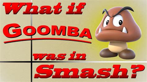 What If Goomba Was In Smash Moveset Ideas 75 Youtube
