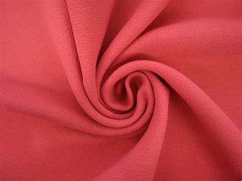 Italian Wool Double Crepe In Geranio Bandj Fabrics