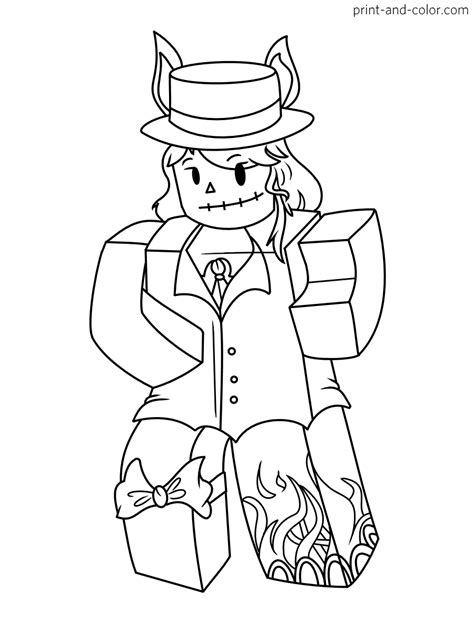 Roblox Coloring Pages Free Printable