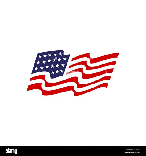 Red Blue Star And Stripes America Us Flag Logo Design Usa Flags