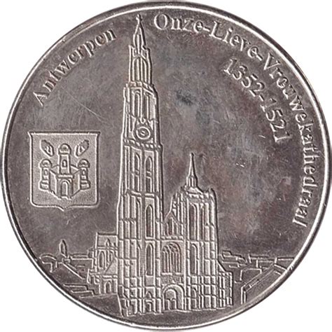 Belgian Heritage Collectors Coin Antwerpen Onze Lieve