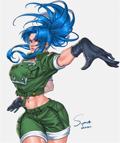 Leona Heidern The King Of Fighters And 1 More Drawn By