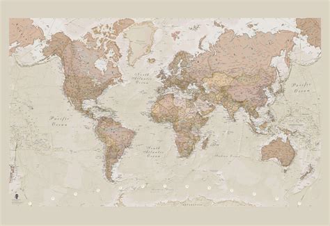 Background Vintage Map Wallpaper Printable Digital Vintage World Map
