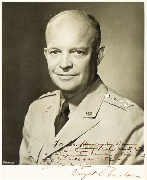 Dwight D Eisenhower Photograph Signed