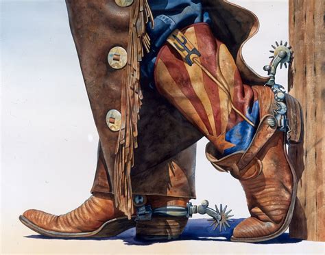 Nelson Boren Watercolor Cowboy Horse Cowboy And Cowgirl Cowboy Boots