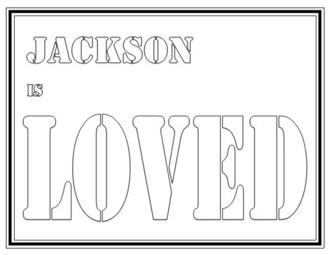 31 Printable Name Coloring Pages Color Your Name Custom Etsy