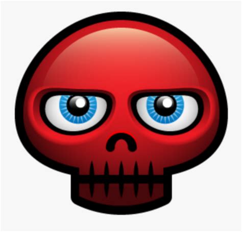 Mq Red Skull Skulls Emoji Emojis Red Skull Emoji Free