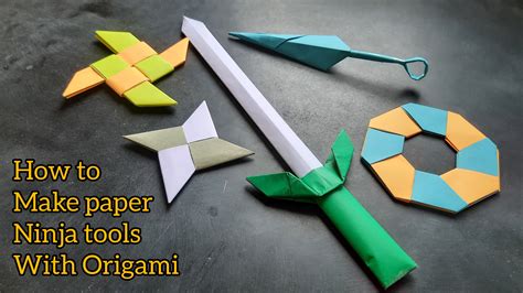How To Make Paper Ninja Tools With Origami Kunal Kadam Skillshare