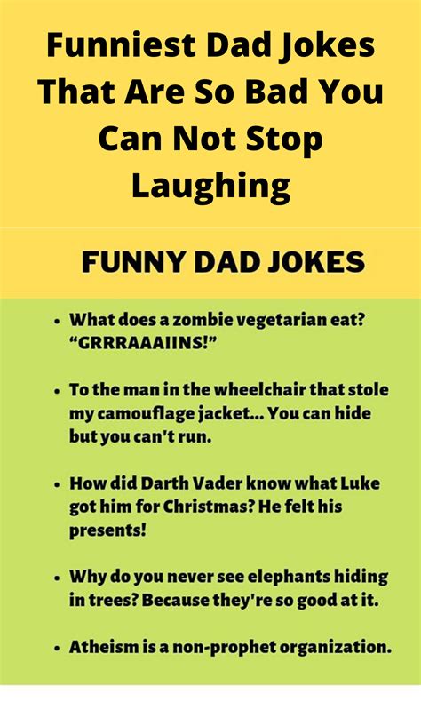 Funniest Dad Jokes That Are So Bad You Can Not Stop Laughing | Dad