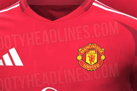 Manchester United 202425 Kit Leaked With Major Change In Early