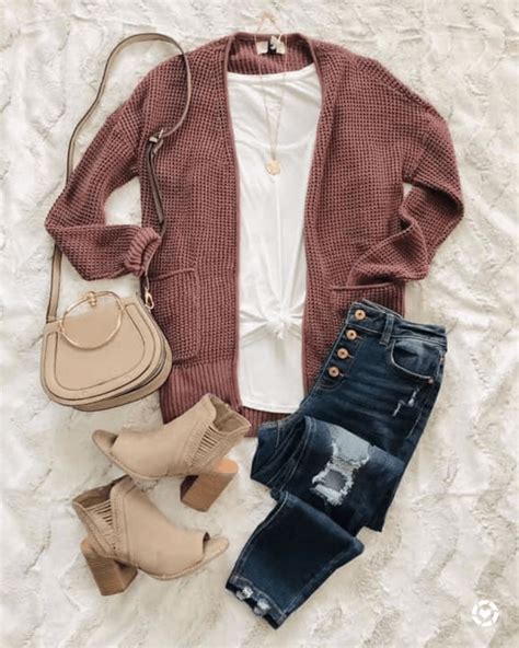12 chic cardigan outfit ideas for fall and winter the zenish