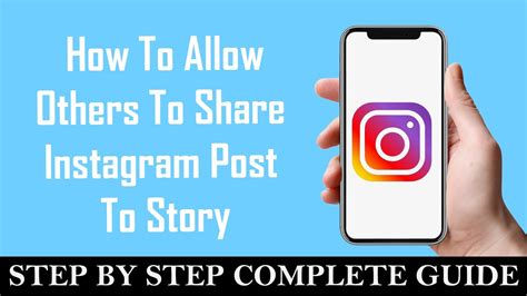 How To Allow Others To Share Instagram Post To Story Youtube