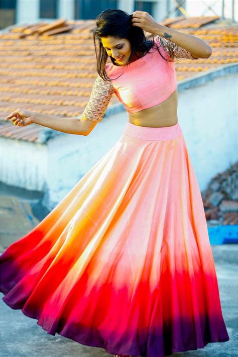 Taffeta And Silk Party Wear Crop Top Lehenga In Multicolour Colour