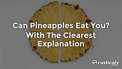 Can Pineapples Eat You The Most Comprehensive Answer
