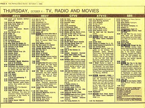 Classic Tv Listings Tv History Media Spy