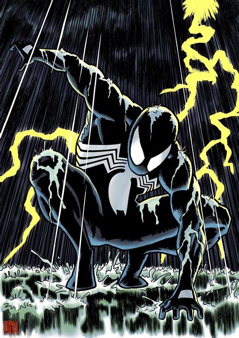 Black Suit Spiderman Drawings