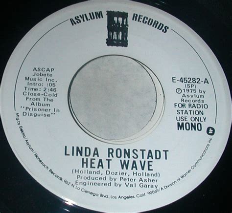 Linda Ronstadt Heat Wave 1975 Vinyl Discogs