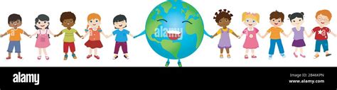 Illustration Save Earth Globe Hands Hi Res Stock Photography And Images