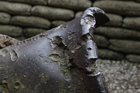 Vimy Ridge Mortar This Is What Shrapnel Does To Hardened S Matthew